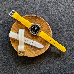 Gummirem i TPSiV-silikone - Gul