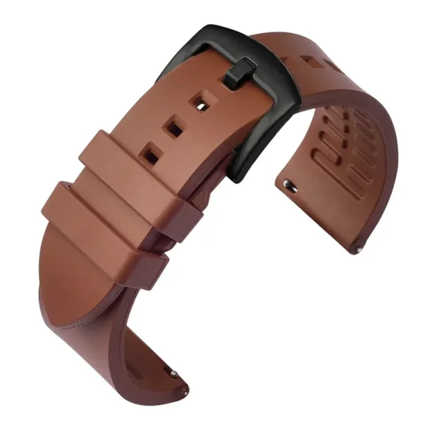 Elegance Gummirem i FKM - Brun