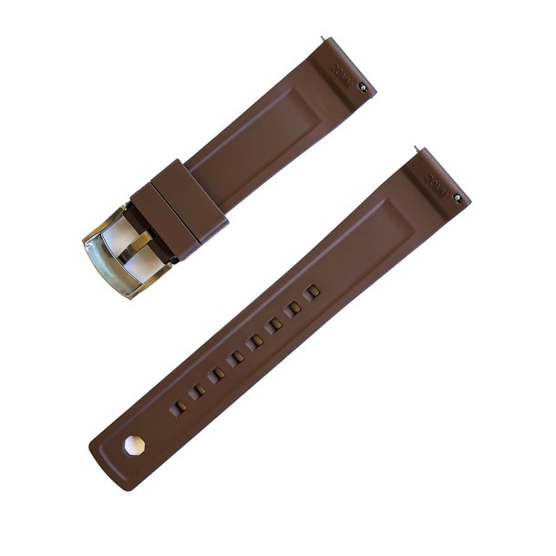 Elite gummirem i FKM med quick-release - Brun