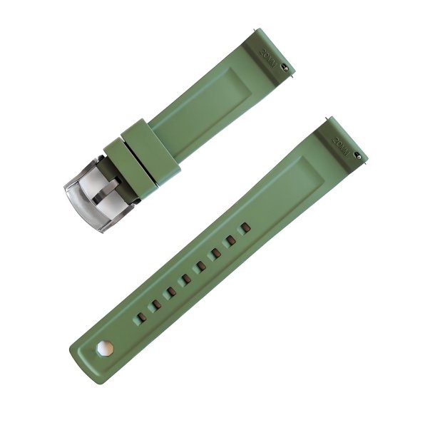 Elite gummirem i FKM med quick-release - Gr�n