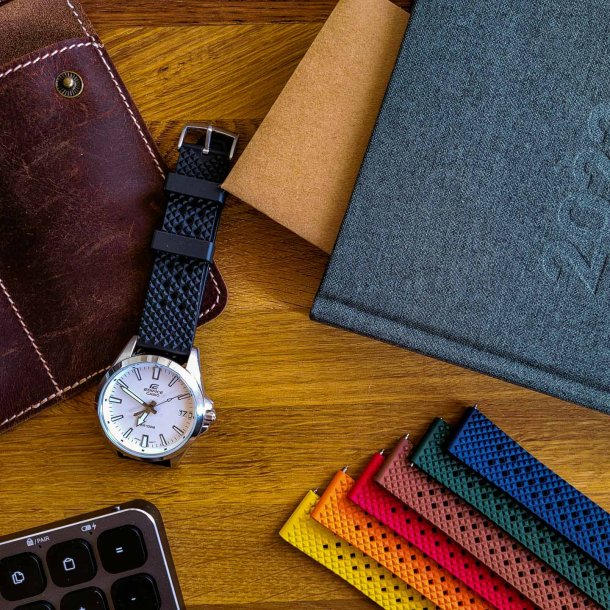 Tropical Honey - gummirem i FKM med quick-release - Gul