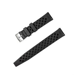 Tropisk gummirem i FKM med quick-release - Sort