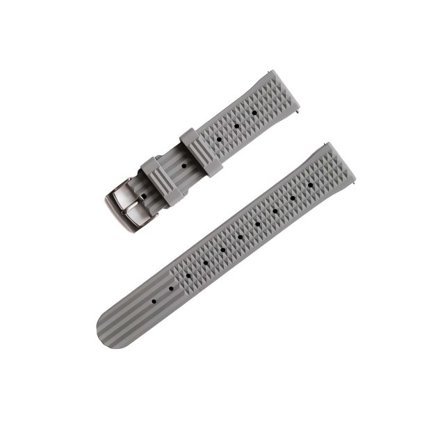 Vaffelm�nstret gummirem i FKM med quick-release - Gr�