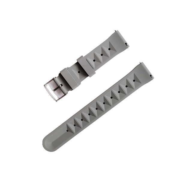 Vaffelm�nstret gummirem i FKM med quick-release - Gr�