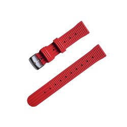 Vaffelmnstret gummirem i FKM med quick-release - Rd