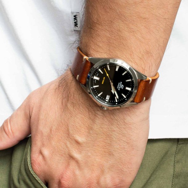 Happel Richmond L�derrem - Mahognifarvet