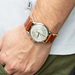 Happel Richmond Lderrem - Mahognifarvet