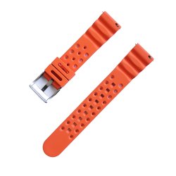 Klassisk gummirem i FKM med quick-release - Orange