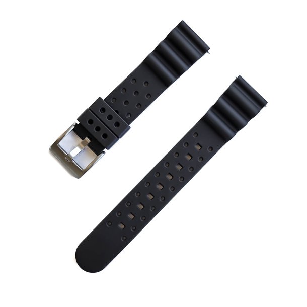 Klassisk gummirem i FKM med quick-release - Sort