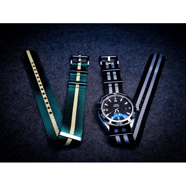 Premium Natorem - Sorte og gr� striber - Bond's choice