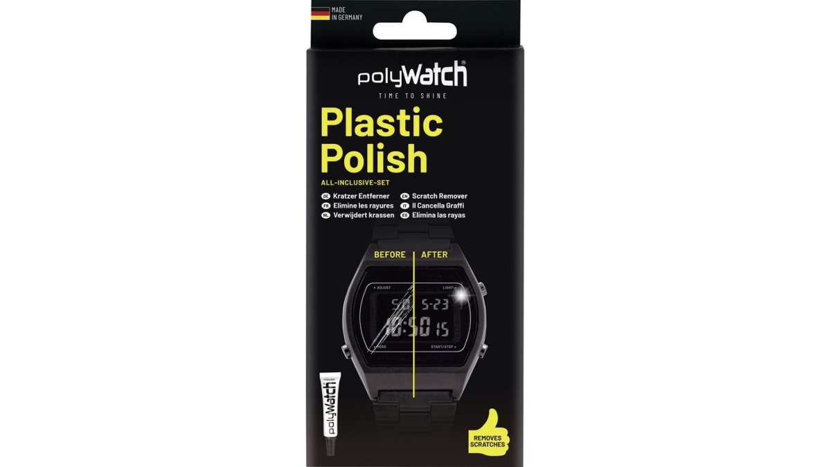 Kit Entretien Verre De Montre PolyWatch + Microfibre – Pour Verre Plexi, Yema Rally