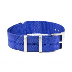 Natorem med prget stribe - Azurbl