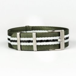 Premium Natorem - Grnne, hvide og sorte striber 