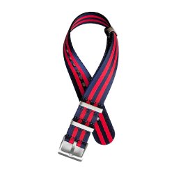 Premium Natorem - Marinebl med rde striber