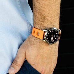 Tropical Monsoon - Gummirem i FKM - Orange