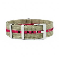 Riflet Natorem - Grn med rd stribe