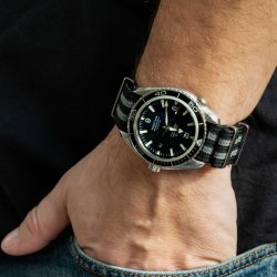 Riflet Natorem - Sorte og gr striber - Bond's choice