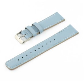 Rustik Lderrem II med Quick-release - Lysebl