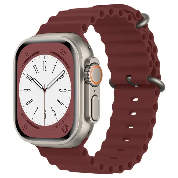 Silikonerem til Apple Watch - Bordeaux