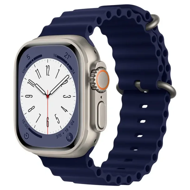 Silikonerem til Apple Watch - Midnight Blue