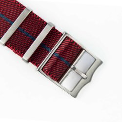 Single Pass Luksus - Vinrd med marinebl stribe