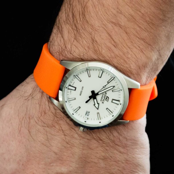 Sportsrem i silikone med quick-release III - Orange