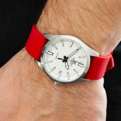 Sportsrem i silikone med quick-release III - Rd