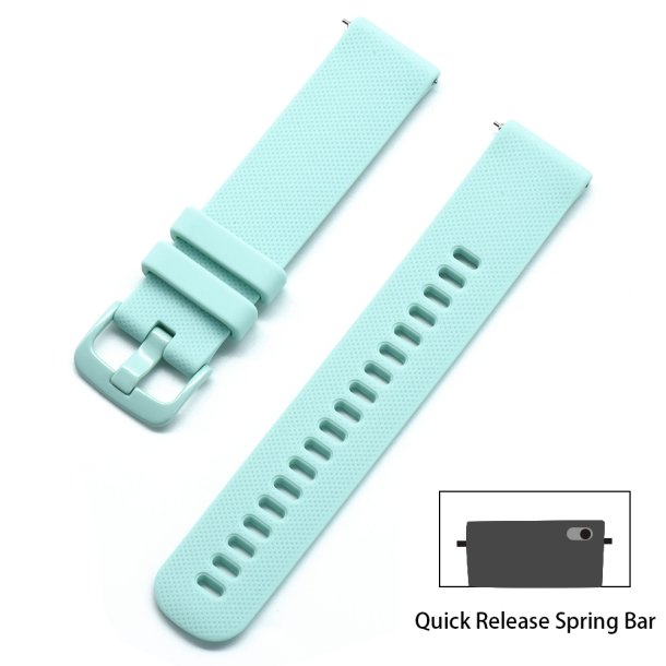 Sportsrem i silikone - Turkis