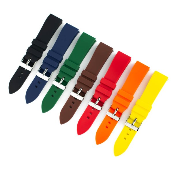 Sportsrem i silikone med quick-release III - Gul