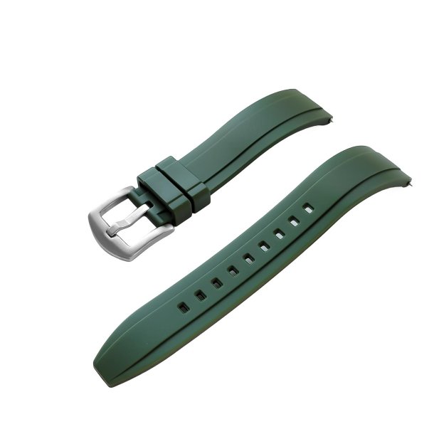 Gummirem i TPSiV-silikone - M�rkegr�n