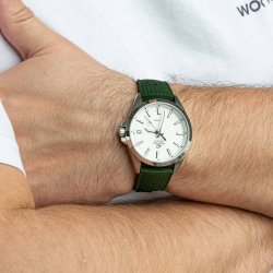 Classic Tropical Gummirem med quick-relsease - Army-grn