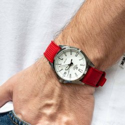 Tropisk gummirem i FKM med quick-release - Rd