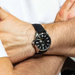 Classic Tropical Gummirem med quick-release - Sort