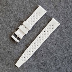 Tropisk gummirem i FKM med quick-release - Hvid