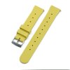 Vaffelm�nstret gummirem i FKM med quick-release - Gul
