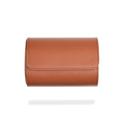  Watch Roll til to ure - Cognacfarvet