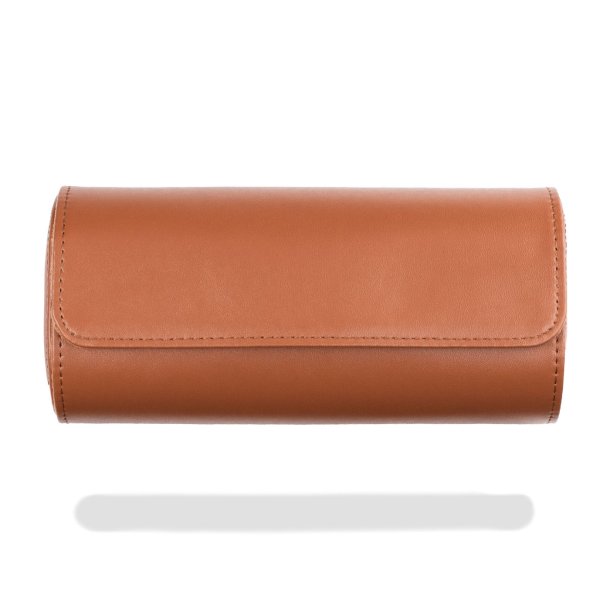 Watch Roll til tre ure - Cognacfarvet