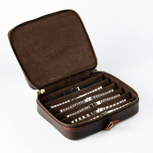 Watch Roll til Url�nker i L�der - Mokkafarvet