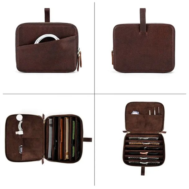 Watch Roll til Url�nker i L�der - Mokkafarvet