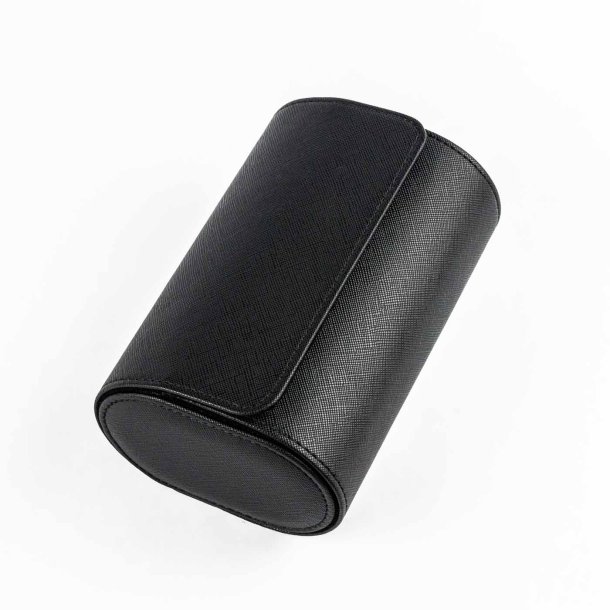 Watch Roll til to ure - Sort Saffiano