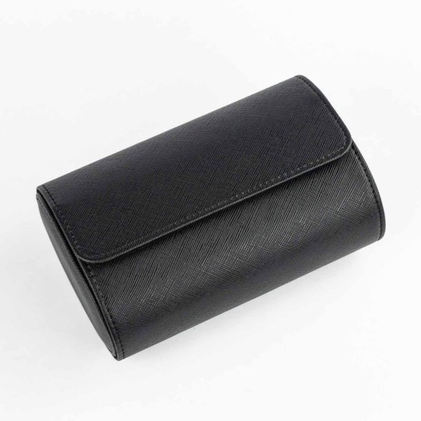 Watch Roll til to ure - Sort Saffiano