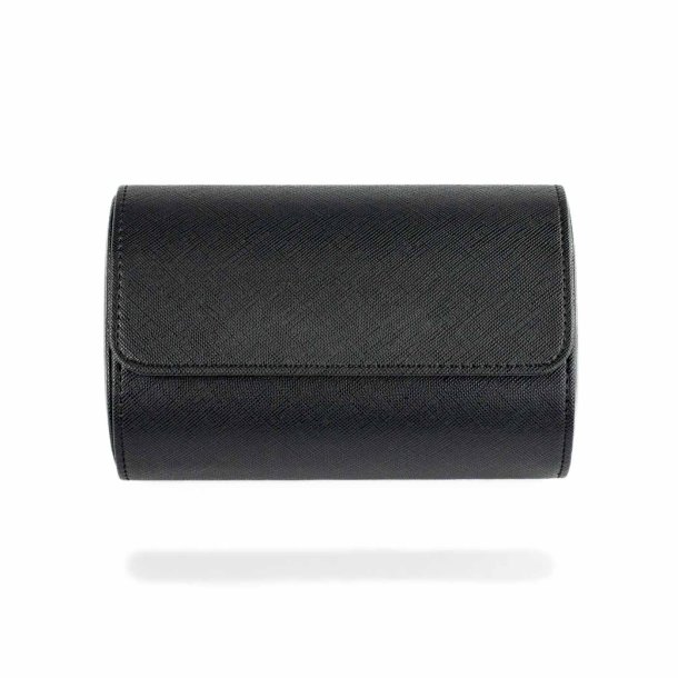 Watch Roll til to ure - Sort Saffiano