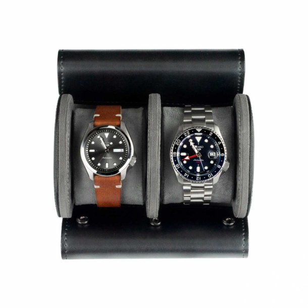 Watch Roll til to ure - Sort