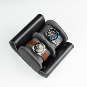 Watch Roll til to ure - Sort