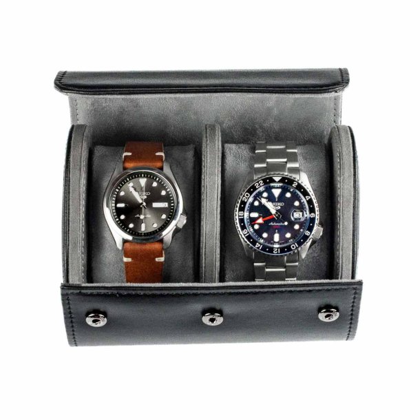 Watch Roll til to ure - Sort