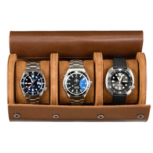 Watch Roll til tre ure - Brun